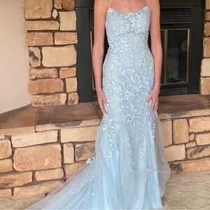 Gorgeous prom dress. Worn once. Cleaned and ready to ship!